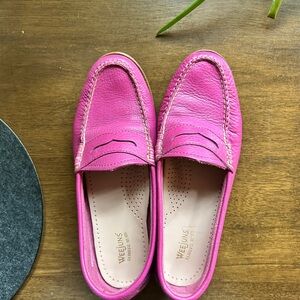 Weejuns GH Bass & Co Pink Penny Loafers Flats